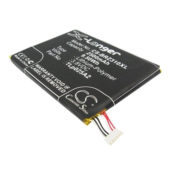 Bsc Preferred Blackberry STJ100-1 Z3 Mobile Phone Replacement Battery CS-BRZ310XL - main